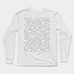 Simple Leaf Design Long Sleeve T-Shirt